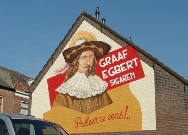 Graaf Egbert muuschildering, Culemborg