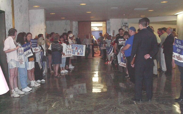 Protest in Albany, NY